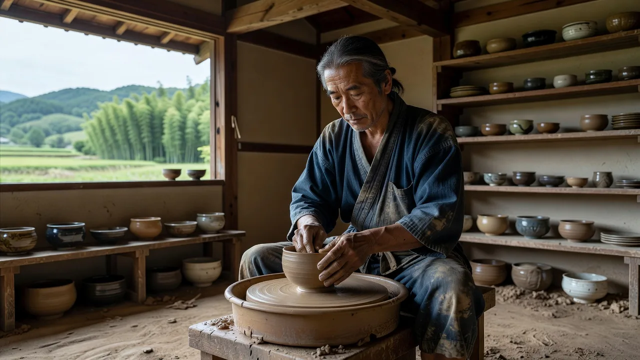 陶芸の工房