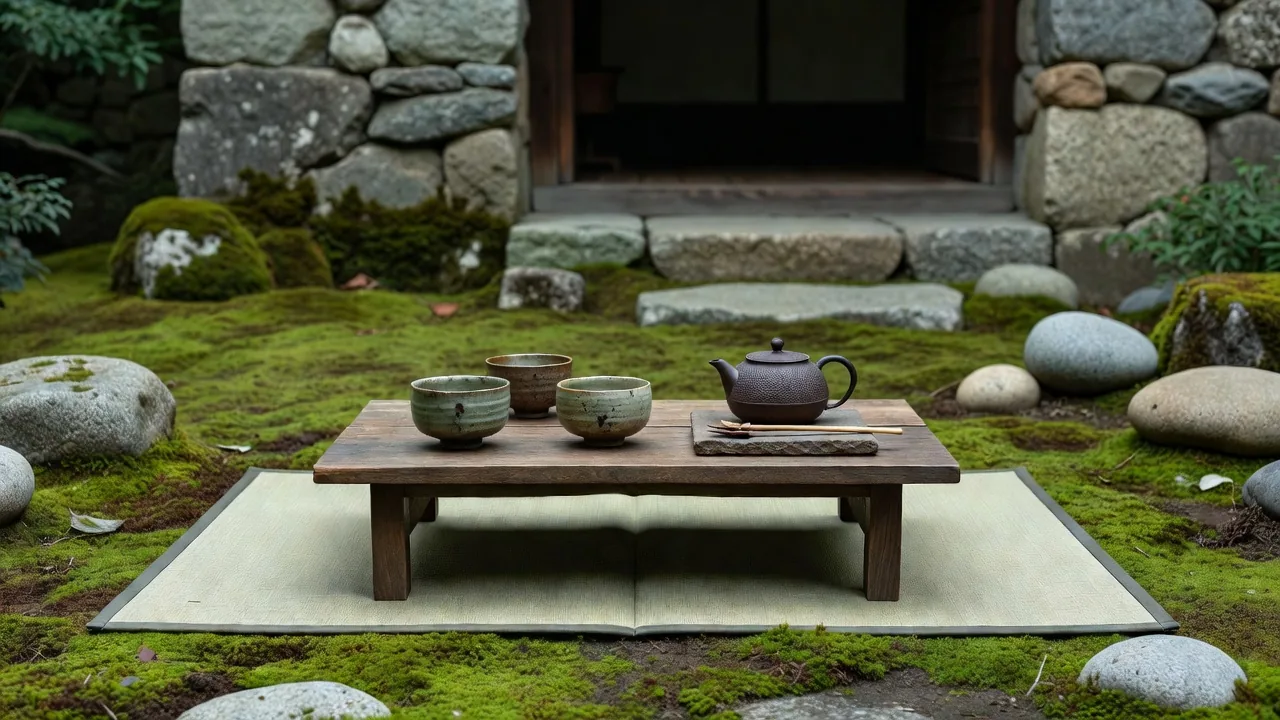 お茶の庭
